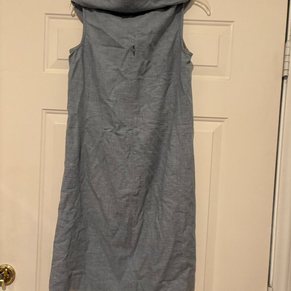 Womens Ryan Roberts blue sleeveless dress sz SX preloved #162